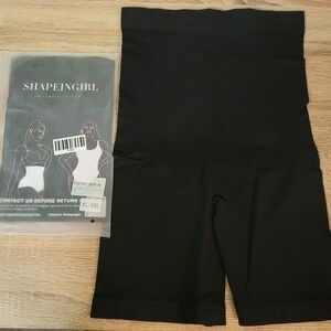 Black High-Waist Shapewear Shorts XL/2X NWT